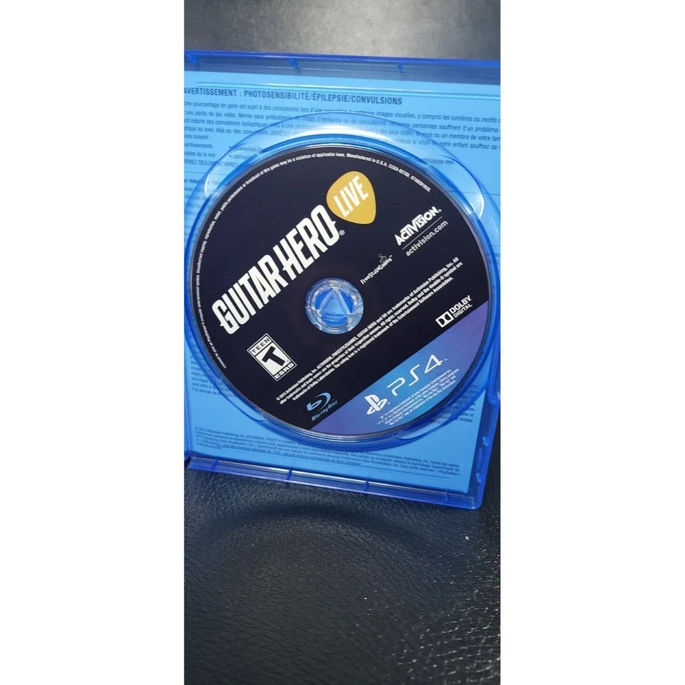 Guitar Hero Live Game (PS4) Game And Incert In Case Mint Condition